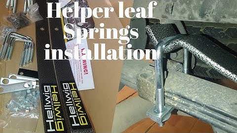 Helper leaf springs / active suspension / Tacoma 2008