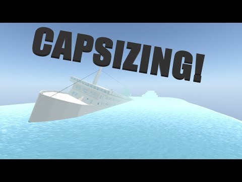 Capsizing Sinking Ship Roblox Youtube - capsizing cruise ship roblox