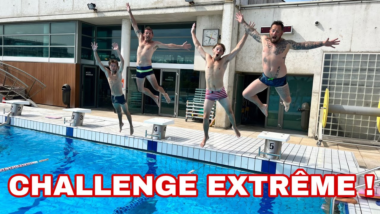 CHALLENGE PISCINE ft @PNRFAMILY !
