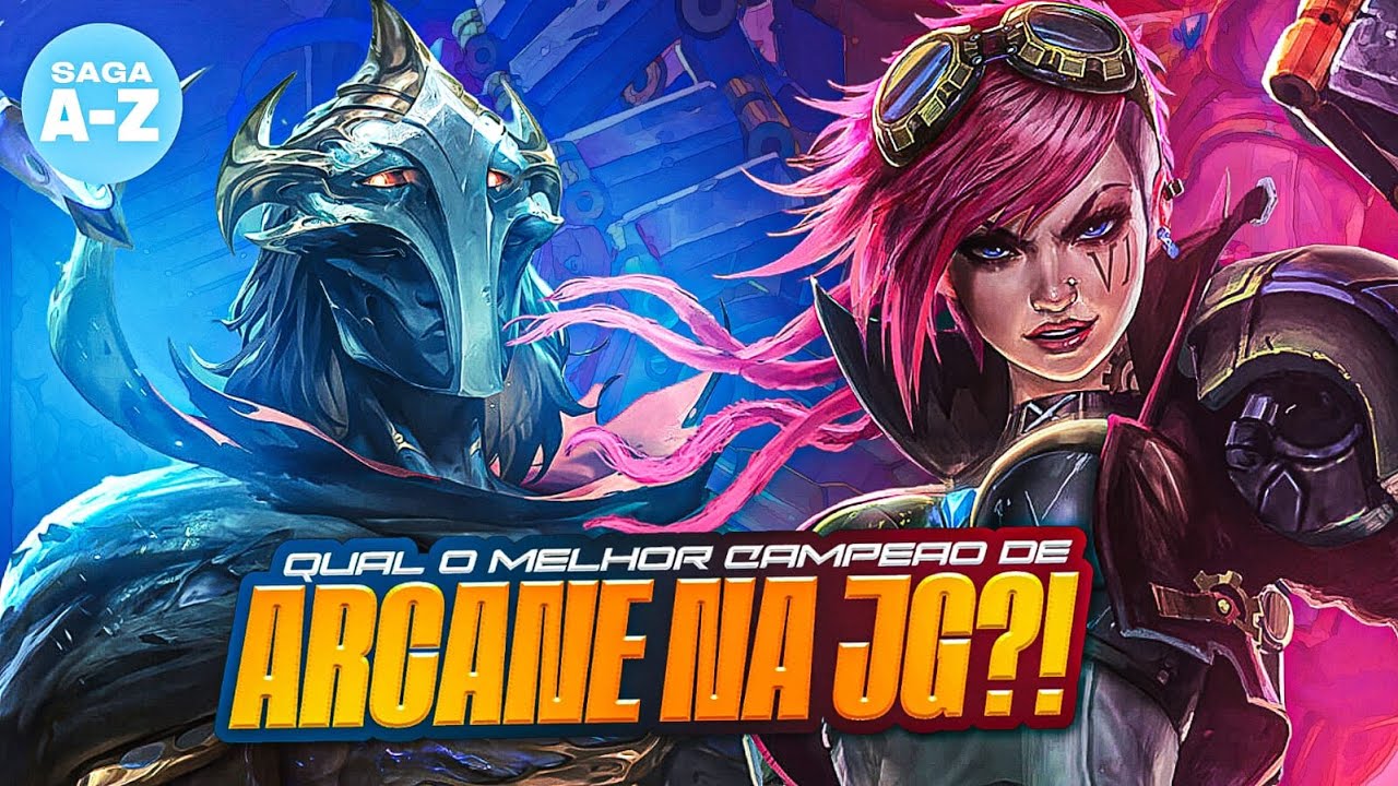 QUAL MELHOR CAMPEÃO DE ARCANE NA JUNGLE?! SPOILER: NÃO É A VI! - LoL Wild Rift