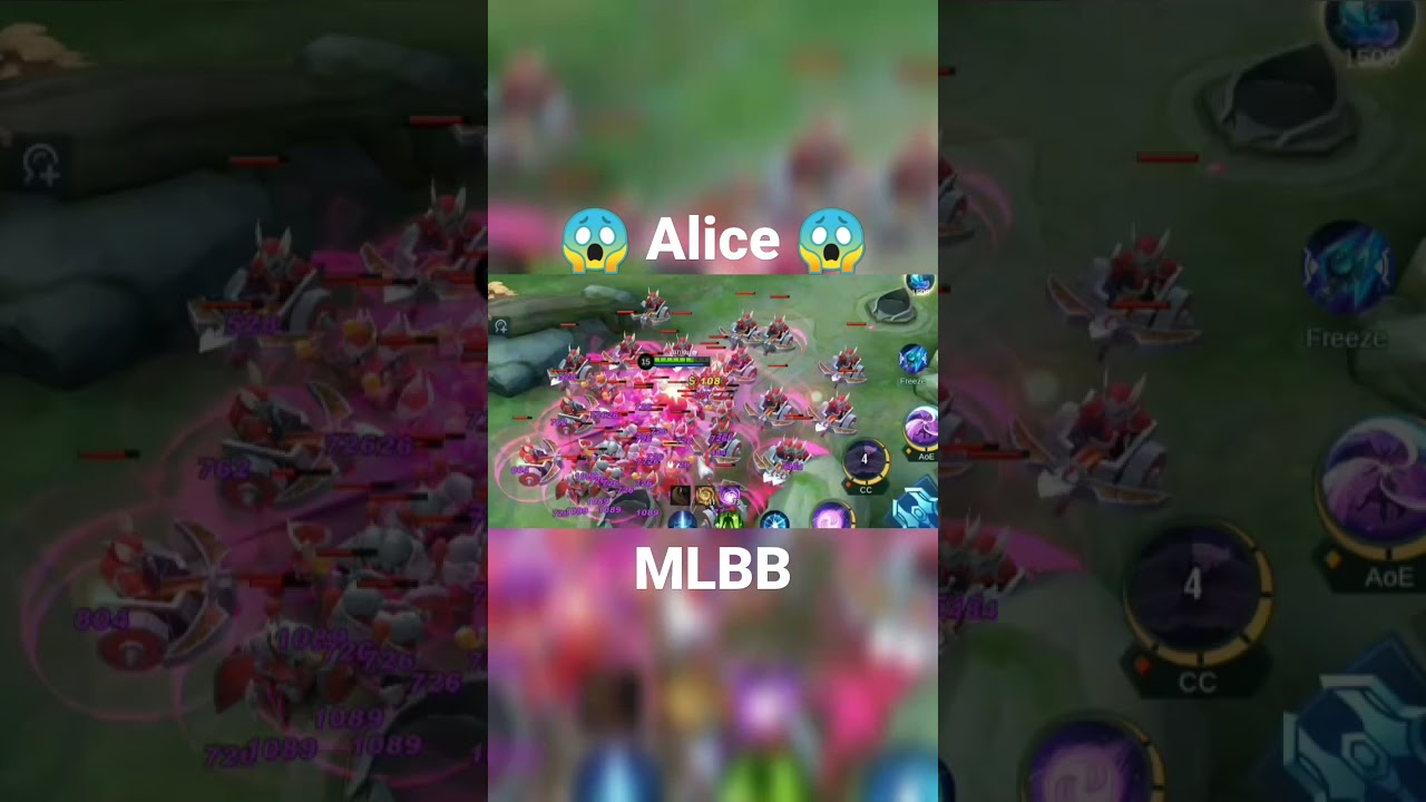 [MLBB] Alice Vs 100 Minions. 😱 
