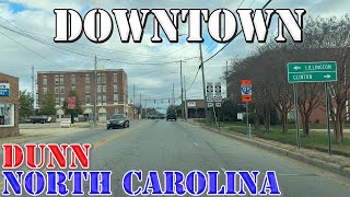 Dunn - North Carolina - 4K Downtown Drive