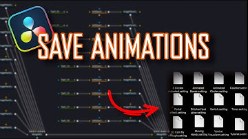 SAVE your Animations / DaVinci Resolve / Tutorial