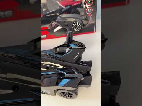 Машина на радіокеруванні "POWERMOTORS" (масштаб 1:10, світло, акум. в коробці) PM3404BLACK/RED, видео 1