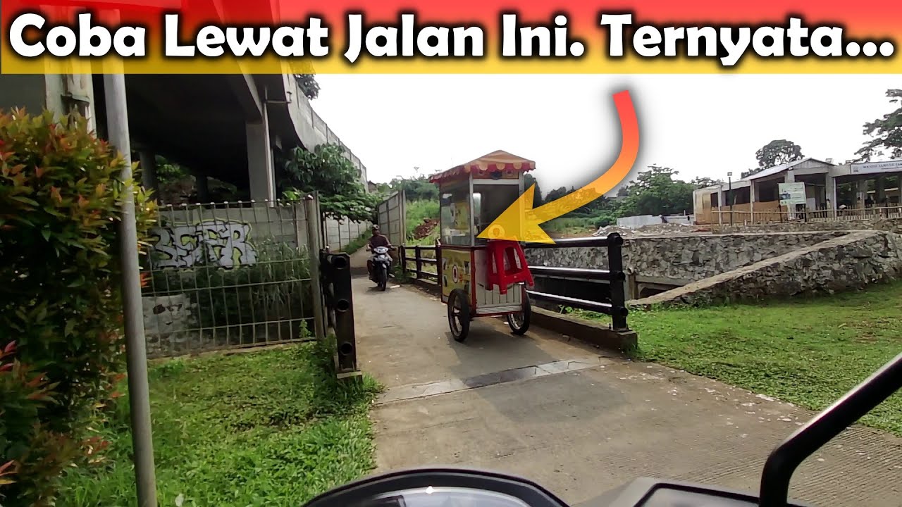 Jelajah Jalan-Jalan ke Area Serpong Jaya | Nyoba Lewat Jalan Jembatan Kecil Keluar Jalan Haji Jamat