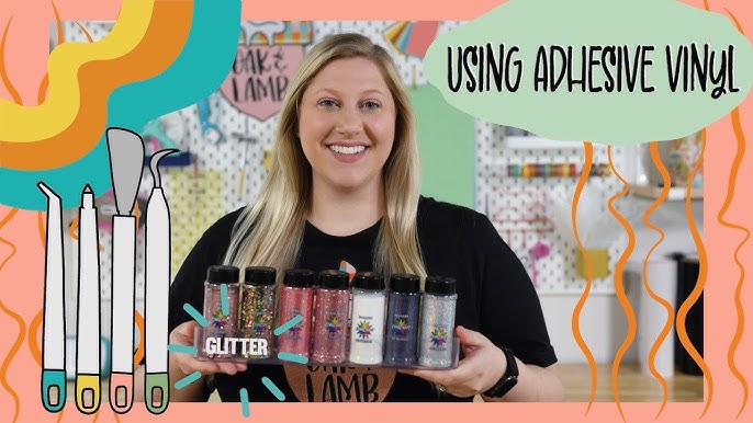 Adhesive Vinyl 101 - How to Cut and Apply Vinyl with Cricut! 