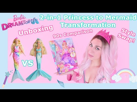 Video: Barbie doll Dreamtopia 2-in-1, Barbie