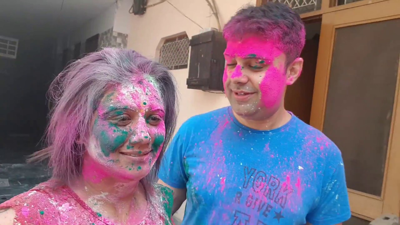 Mamta Sachdeva fun-Holi Festival Fun in Delhi || Family Time ||