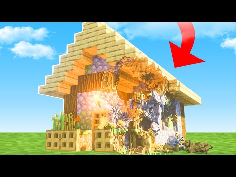 Destroying a Minecraft Village With Mods.. (Teardown)