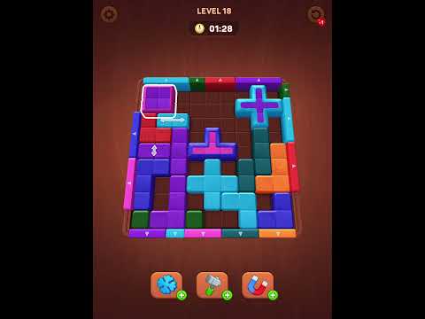 Wood Away Block Puzzle Level 18 Walkthrough #games #gaming #blockpuzzlegame