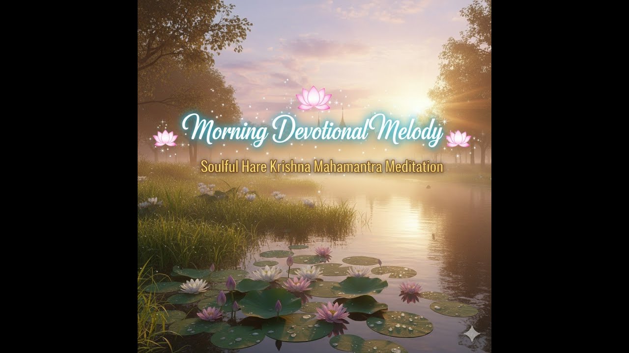 Morning Devotional Melody – Gentle Hare Krishna Mahamantra Kirtan Temple Vibes | MantraSoul Global