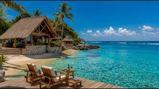 Morning Jazz At A Rustic Island Beach House - Smooth Bossa Nova For Relaxation And A Peaceful Start