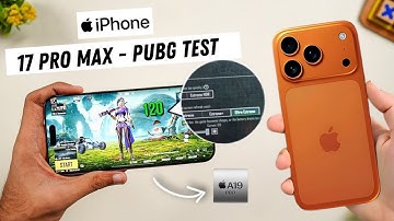 iPhone 17 Pro Max PUBG Mobile Test 🔥 | A19 Pro Bionic Gaming Beast! 📱