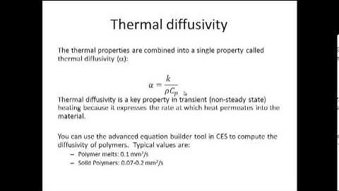 Topic 5 Thermal Properties Part 1
