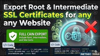 How to Export Root and Intermidiate SSL Certificate for any Website