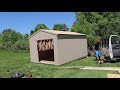 Tuff Shed Delivered and Installed in 3.5 minutes