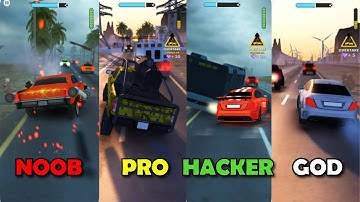 Noob vs Pro vs Hacker vs God - Rush Hour 3D