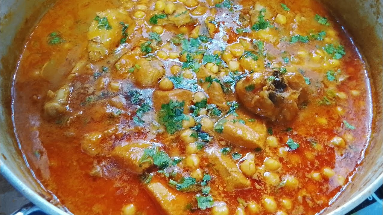 How To Make Authentic Lahori Murgh Chanay Recipe Delicious And Tasty Chicken Chanay ki Recipe 😋