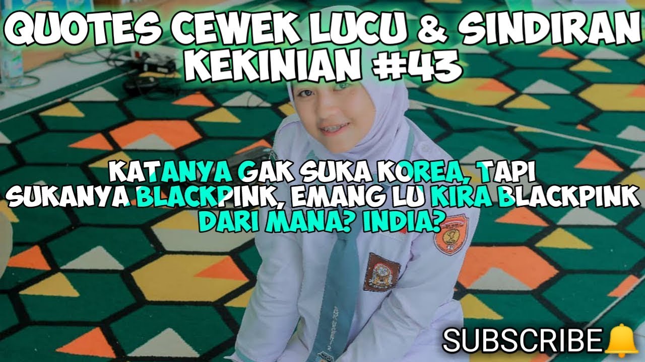 Caption Cewek Lucu Sindiran Status Wa Status Foto Quotes Remaja Part 43 Youtube