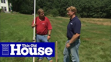 How to Establish a Level-Grade Line for Landscaping | This Old House