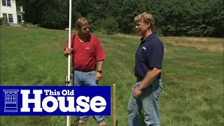 How to Establish a LevelGrade Line for Landscaping | This Old House