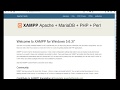 Installation of Apache MySQL PHP Web Server in Windows