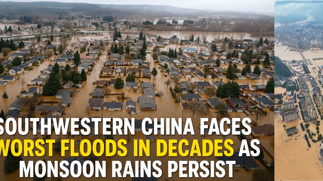 Southwestern China Faces Worst Floods||in Decades as Monsoon Rains Persist