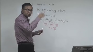 Lec 25: Surface Tension Driven Flows (Contd.) #swayamprabha #CH27SP