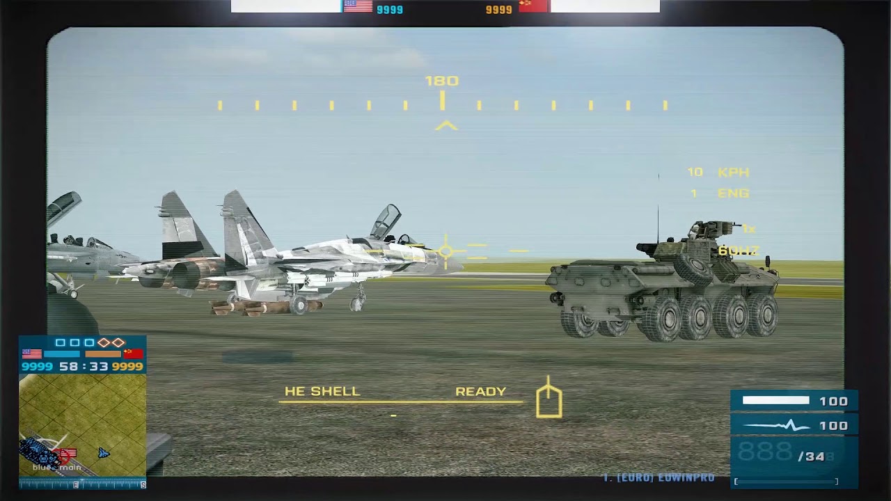 BF4 HT-95 Hovertank Test in Battlefield 2