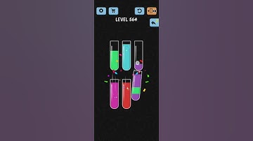 Water Color Sort Level 564 Walkthrough Solution iOS/Android