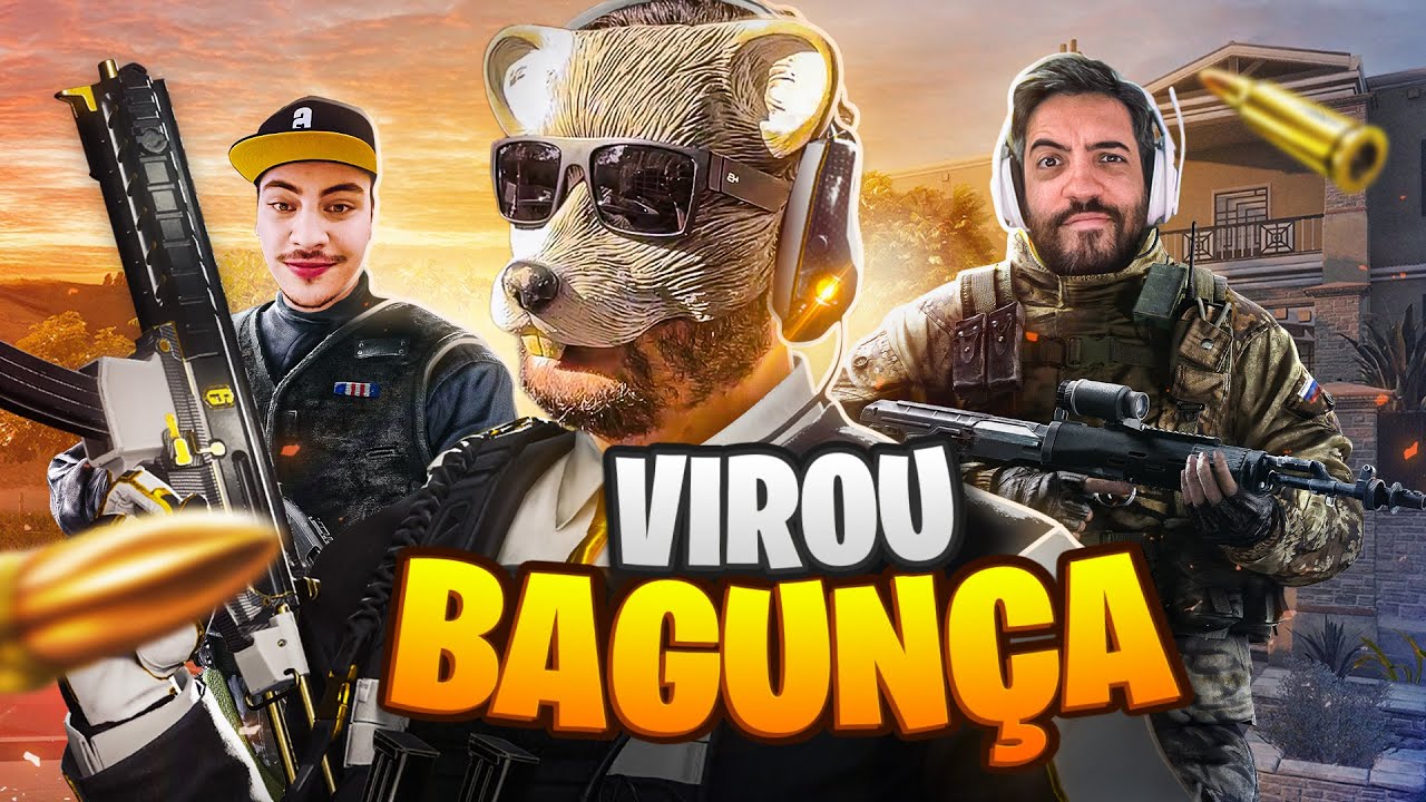 QUASE 10 ANOS SEM JOGAR RAINBOW 6 - SÓ FIZ CAGADA! Ft. Patife e Drezzy