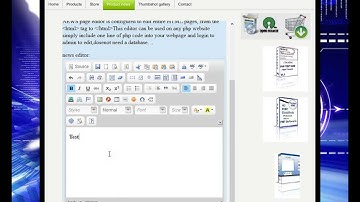 WYSIWYG WEB PAGE EDITOR script