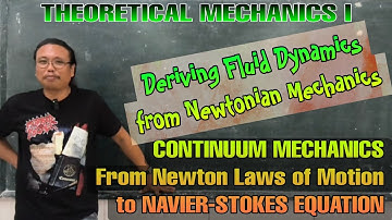 Lec 15 (Theoretical Mechanics I): Continuum Mechanics and the Navier-Stokes Equation