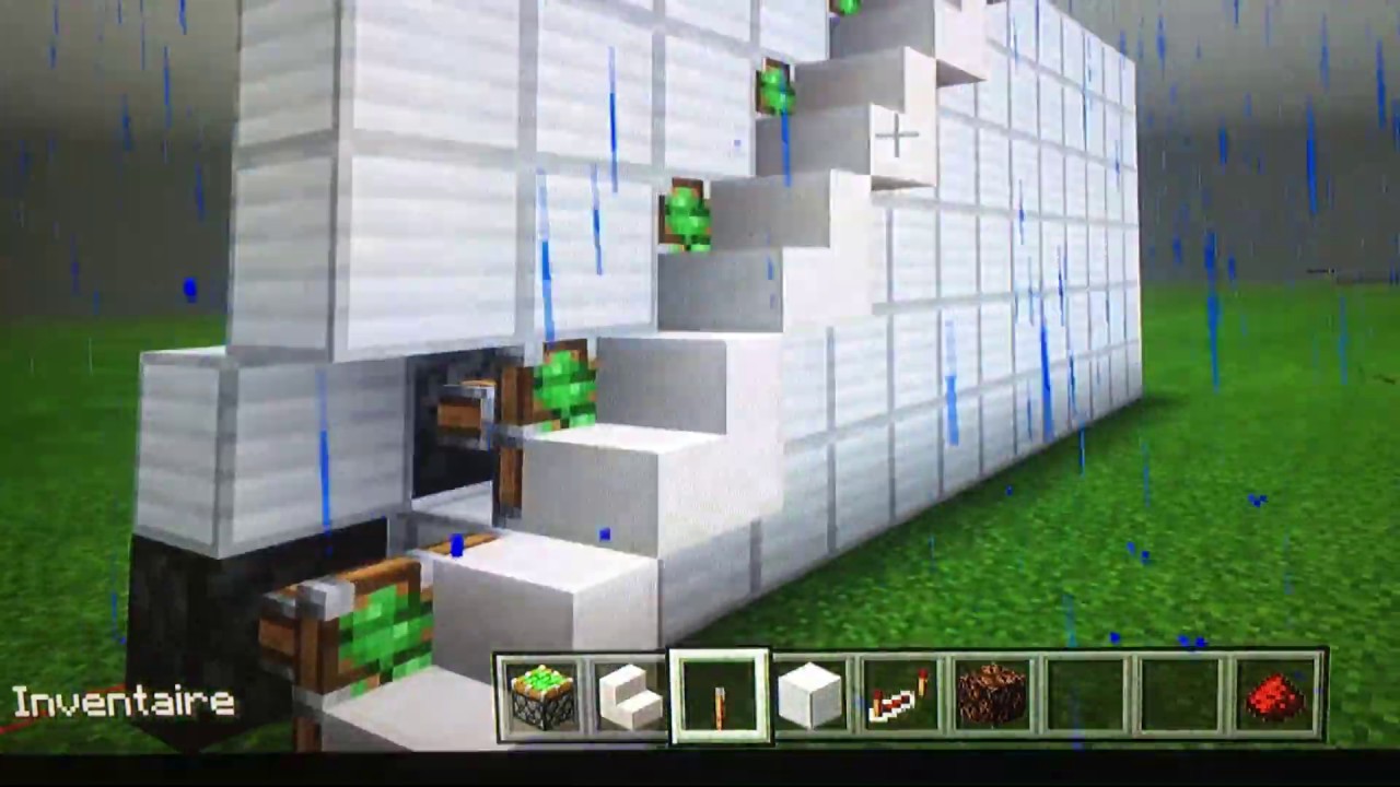 TUTO MINECRAFT : fabriquer un escalier rétractable - YouTube