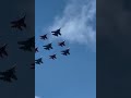 Знаменитый &quot;ромб&quot; в небе над Москвой из Су-30, в исполнении лётчиков-пилотажников из Кубинки.
