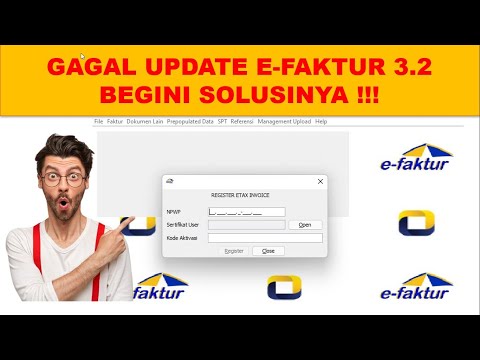 Gagal Update eFaktur Versi 3.2 Begini Solusinya