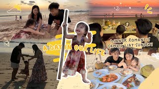 DINNER ROMANTIS DI PINGGIR PANTAI SAMA PACARKU DAN YUKA-CHAN! | a day in our life