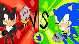 Sonic vs Shadow but they have Omnitrixes from Ben 10[Animation Short] screenshot 2