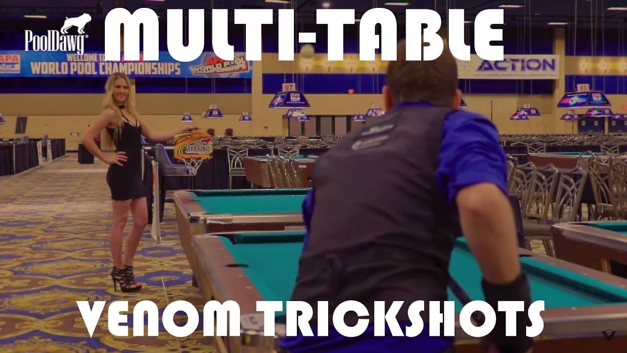 INSANE Multi-Table Pool Trickshots -- Venom Trickshots