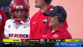 Texas A&M vs New Mexico 2023 - no huddle