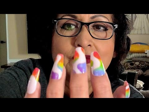ASMR Poniéndome Uñas postizas, cómo sea (Chicle)