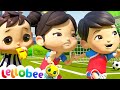 Let's Play Soccer Song | Little Baby Bum - Brand New Nursery Rhymes for Kids | ABC & 123
