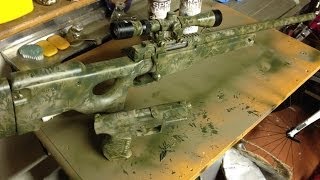 Airsoft Rifle Custom Paint Job Airsoft Rifle Custom Paint Job