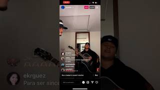 Yahritza singing soy el unico on instagram live #shorts