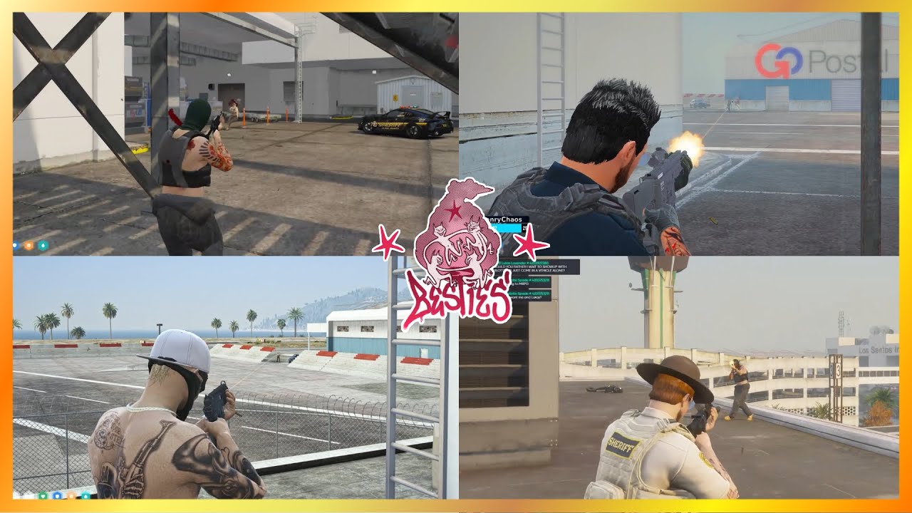 Besties vs Cops At LSIA (Multi POVs) | NoPixel 4.0 GTA RP