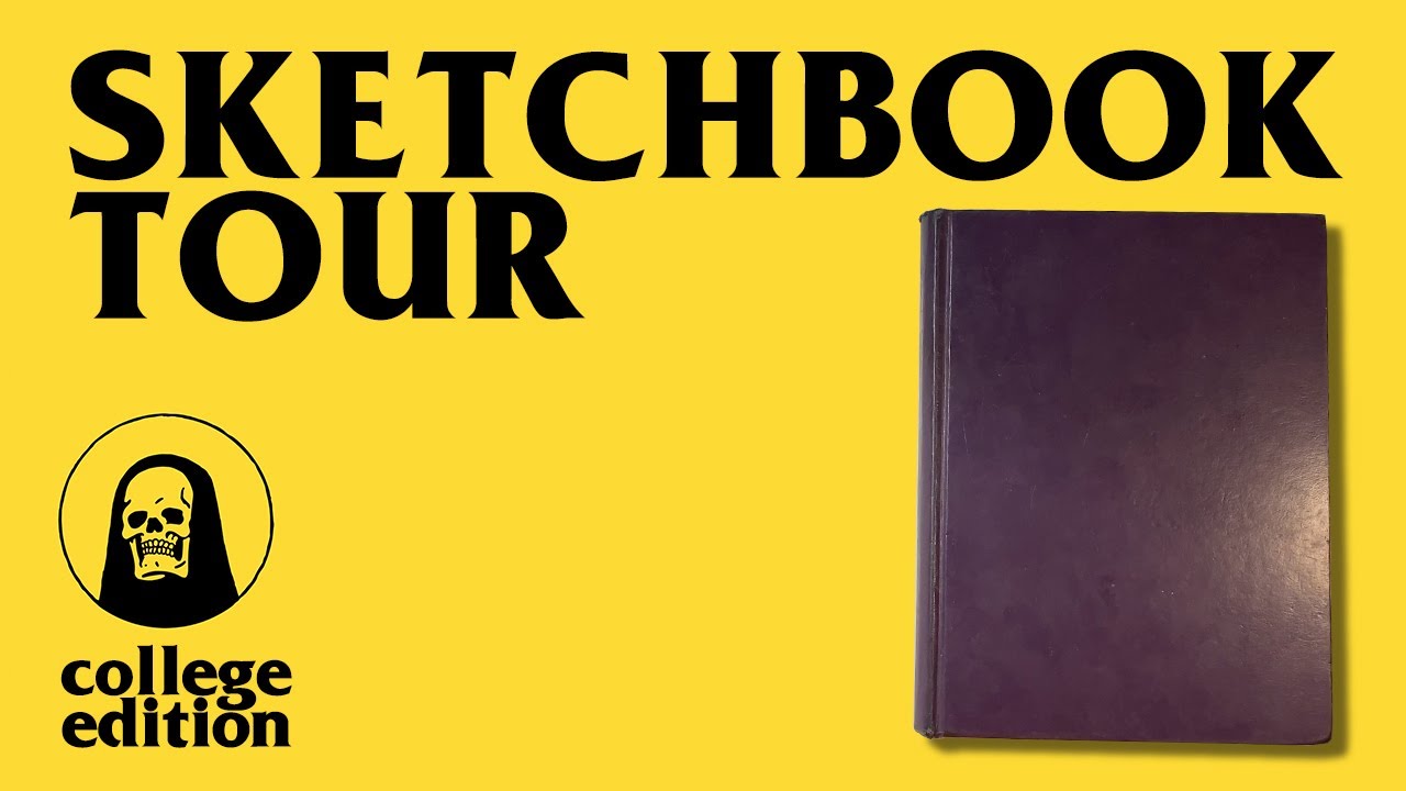 Sketchbook Tour With Commentary - College Edition - YouTube