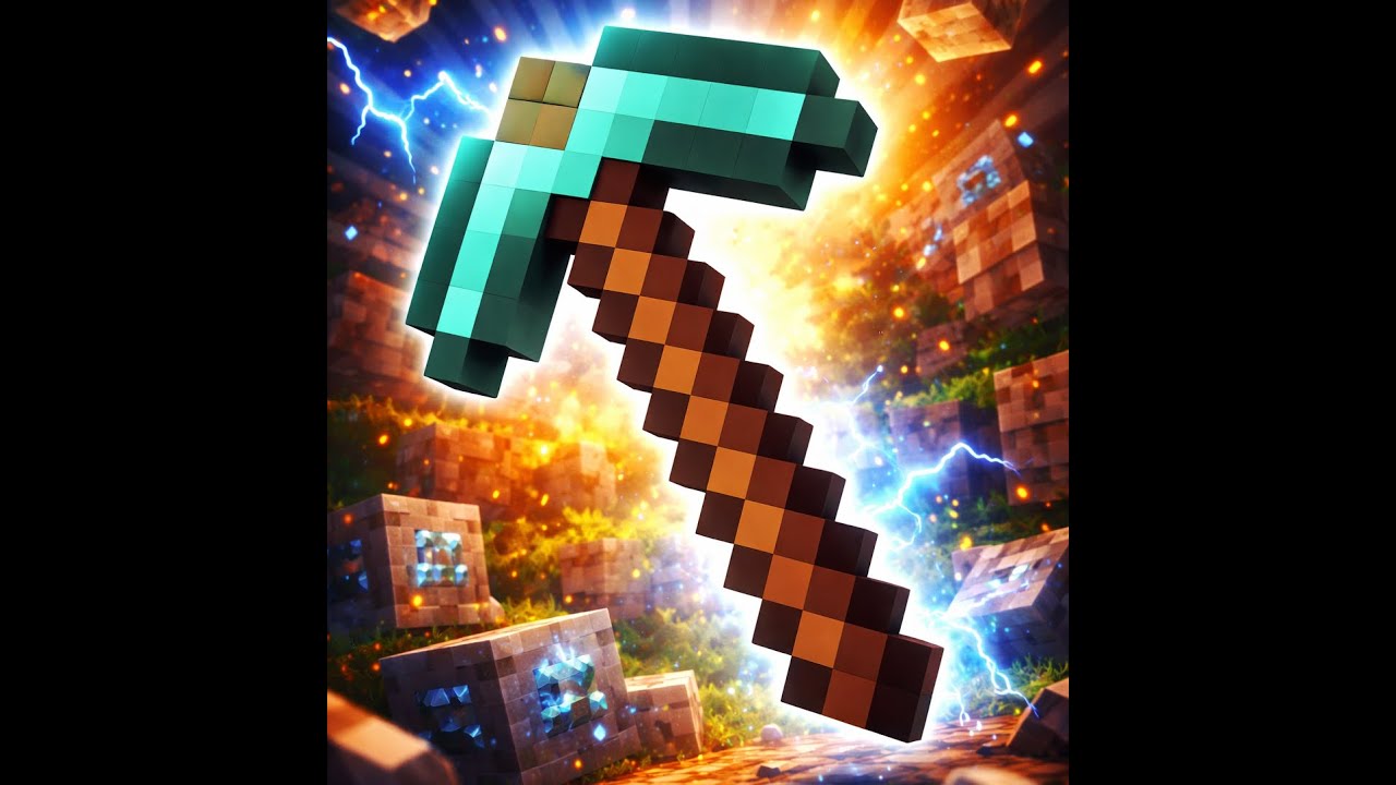 Minecraft Falling Pickaxe