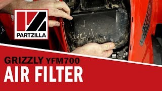 Yamaha Grizzly Air Filter Cleaning | Yamaha YFM700 | Partzilla.com