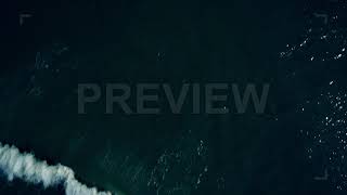 Waves On A Beach Top View Background | Stock Video - Motion Array