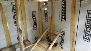 coop chicken winter insulating